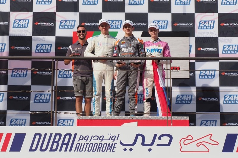 Подиум первой гонки сезона арабской Ф4