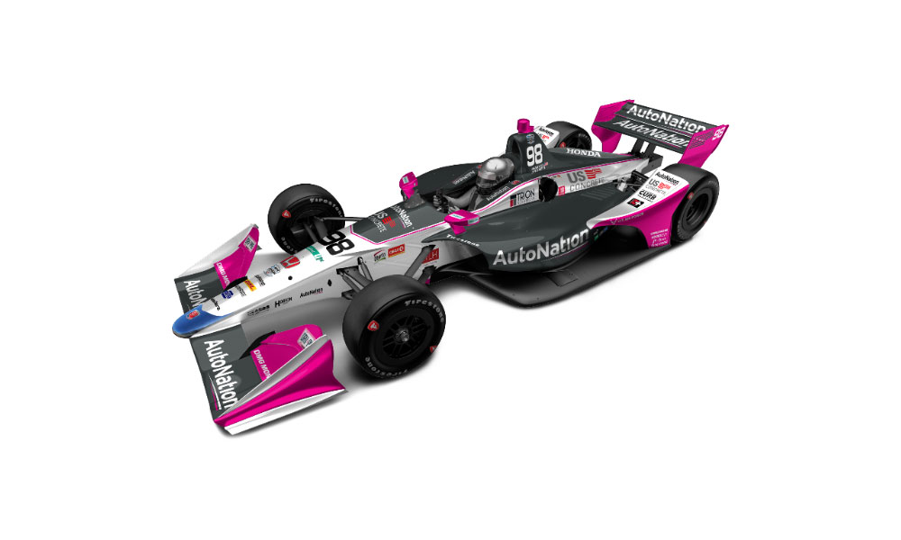 Автомобиль Марко Андретти для Гран-при Детройта