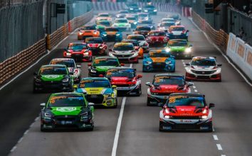 Старт гонки туринга в Макао в 2020-м